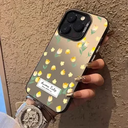 Funda Silicona Poco X6 Pro – Flor Tulipán Plata