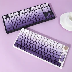 Juego de teclas PBT gradiente púrpura – Teclado mecánico 87/104