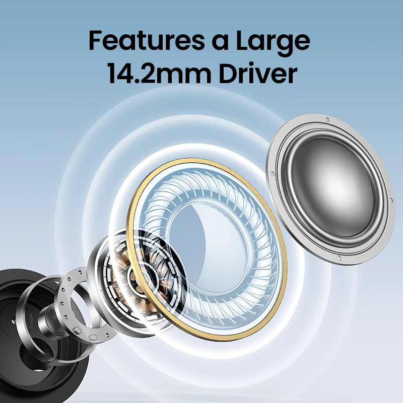 UGREEN Auriculares semiabiertos con cable USB tipo C de 3,5 mm con micrófono, auriculares con cable, auriculares estéreo HiFi, para la mayoría con conector de 3,5 mm - imagen 3