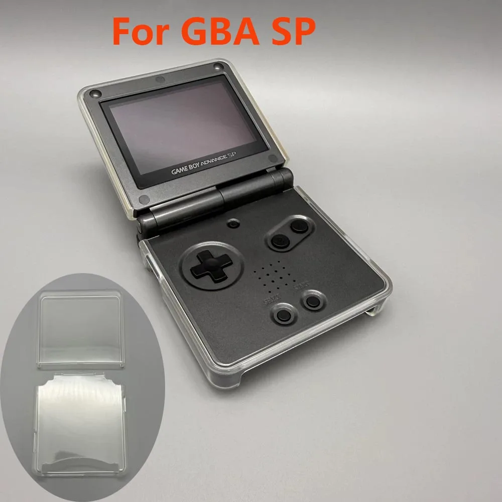 Funda de silicona TPU de alta calidad para Nintendo Game Boy Advance SP/GBASP, funda protectora de cristal suave para consola de juegos