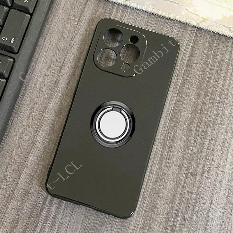 Soporte de anillo trasero para Doogee N55 Pro Plus N55Plus N55Pro 6,56 "2024, funda de teléfono de silicona suave TPU Original a prueba de golpes