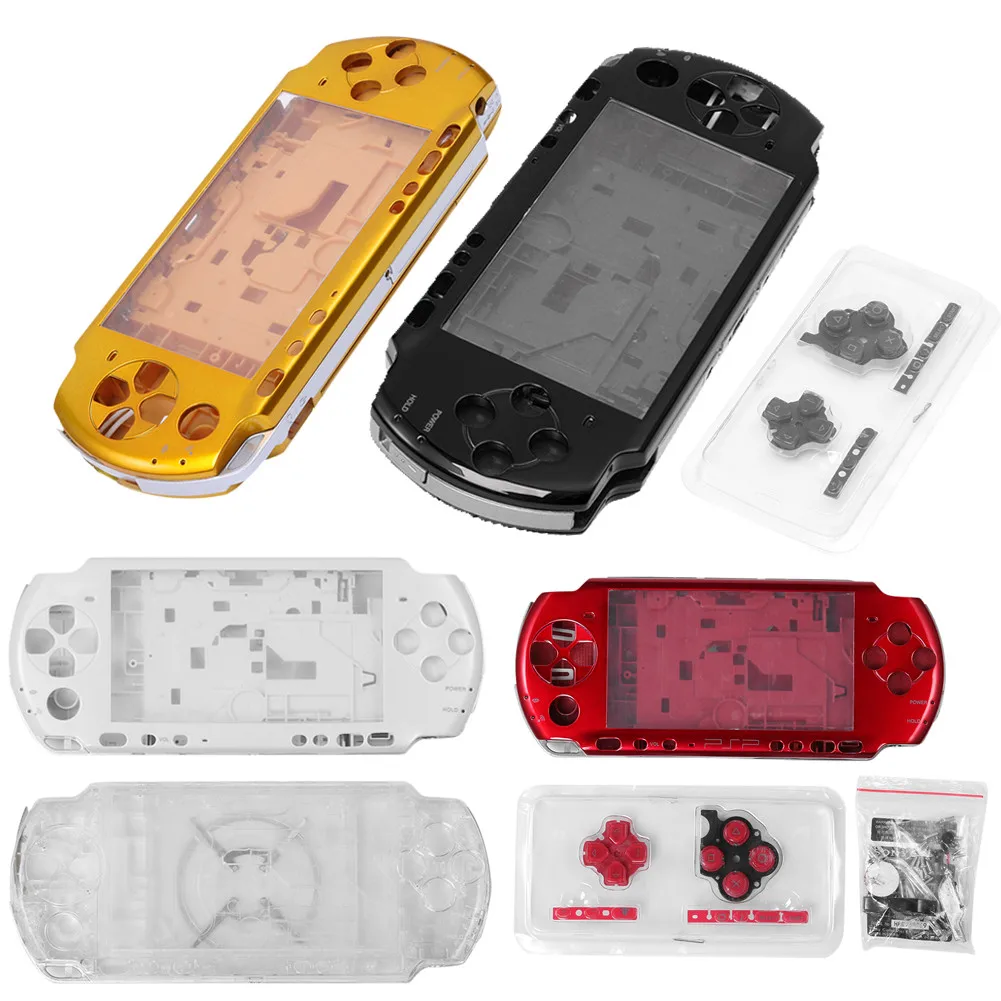 Carcasa completa de alta calidad para PSP3000, Kit de carcasa completa con botón, reemplazo de juego