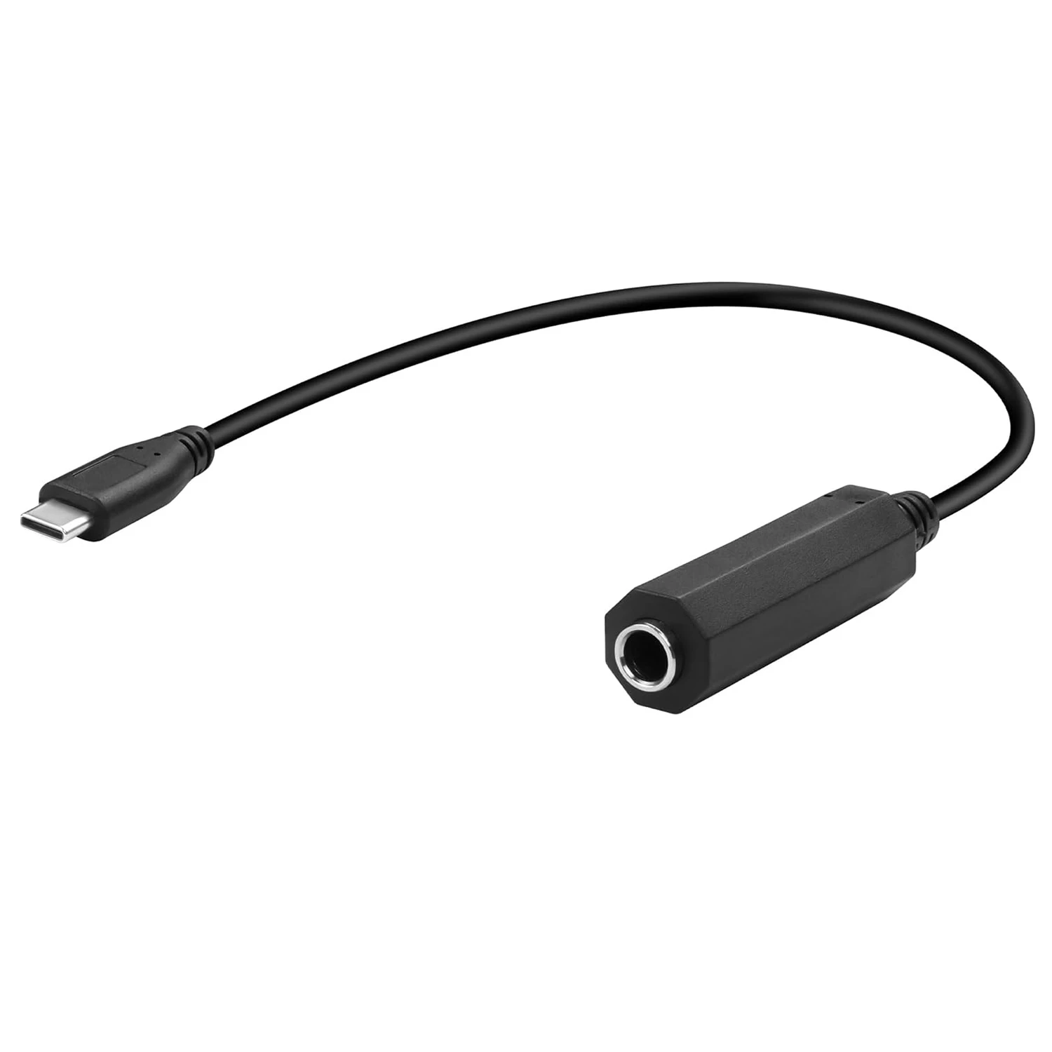 Cable adaptador de auriculares de Audio auxiliar TRS hembra estéreo a USB tipo C macho de 6,35mm para amplificador mezclador Home Theater Smartphone portátil - imagen 2