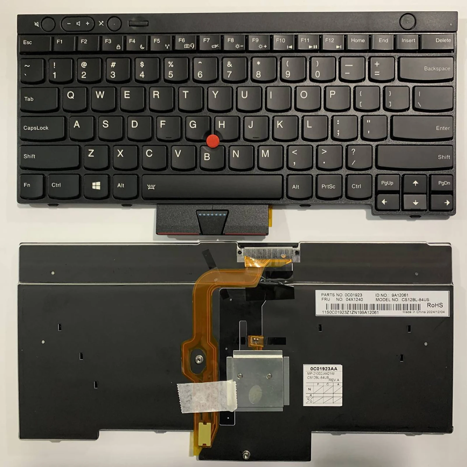 Teclado para ordenador portátil, diseño estadounidense para Thinkpad T530 T430 W530 X230 04x1353 04X1240