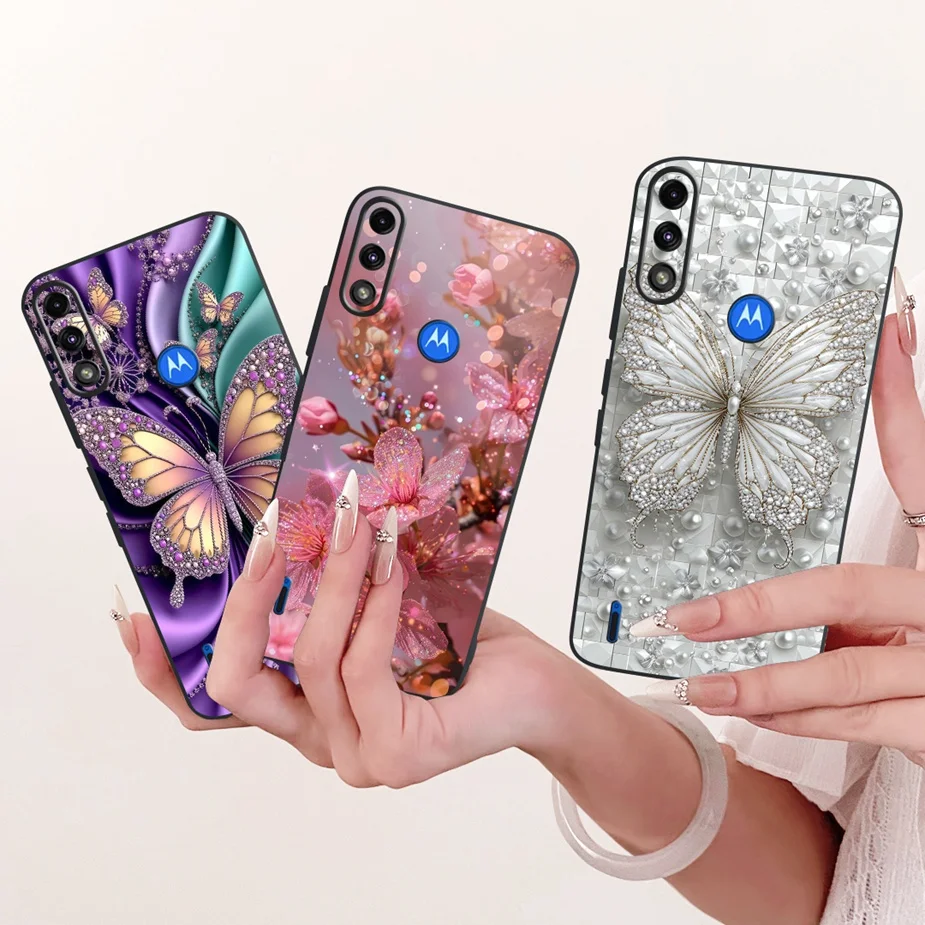 Para Motorola Moto E7 Power Case E7i Power Cool Dragon moda cubierta pintada funda de silicona para Moto E7i Power E7Power Fundas suaves - imagen 3