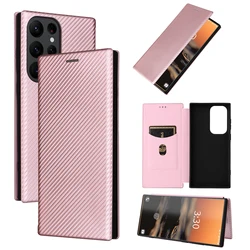 Funda Billetera Magnética Solt Fibra Carbono Samsung Galaxy