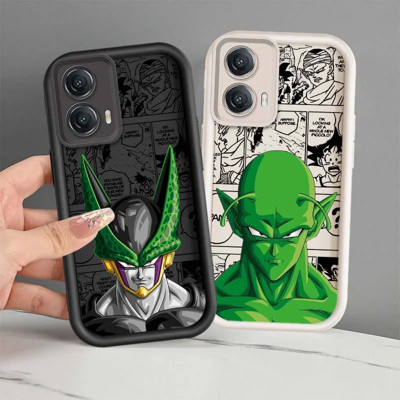 D-Dragon Ball Anime Art Cover For Motorola MOTO Edge G85 G54 G35 G34 G32 E22 E14 G04 50 5G Eye Ladder Phone Case