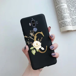 Huawei Mate 9 Funda Silicona Diseño Letras Bonitas Elegante