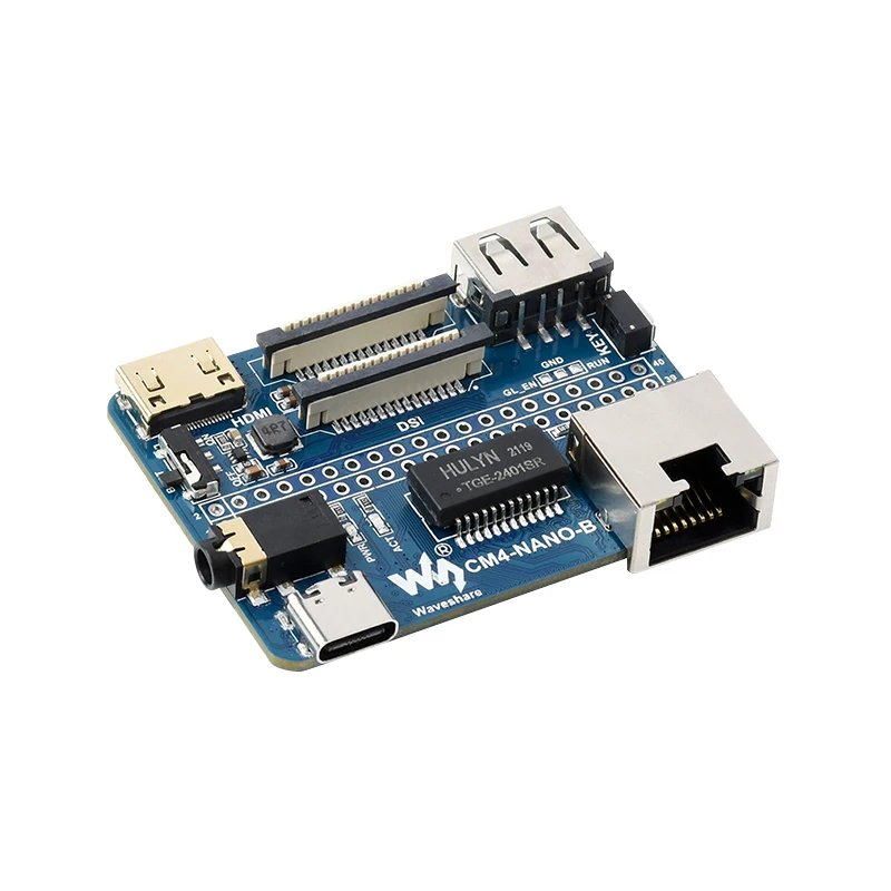 Raspberry Pi Compute Module 4 Nano Base Board (B) del mismo tamaño que la placa Base CM4 con cabezal de Pin para Compute Module 4 Lite/eMMC - imagen 5