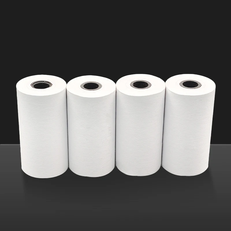 Papel de impresión regular en blanco blanco 57x30mm 35mm 57 × 40mm 57 × 50mm recibo de fotos para impresión de cinta de ERC-09 - imagen 5