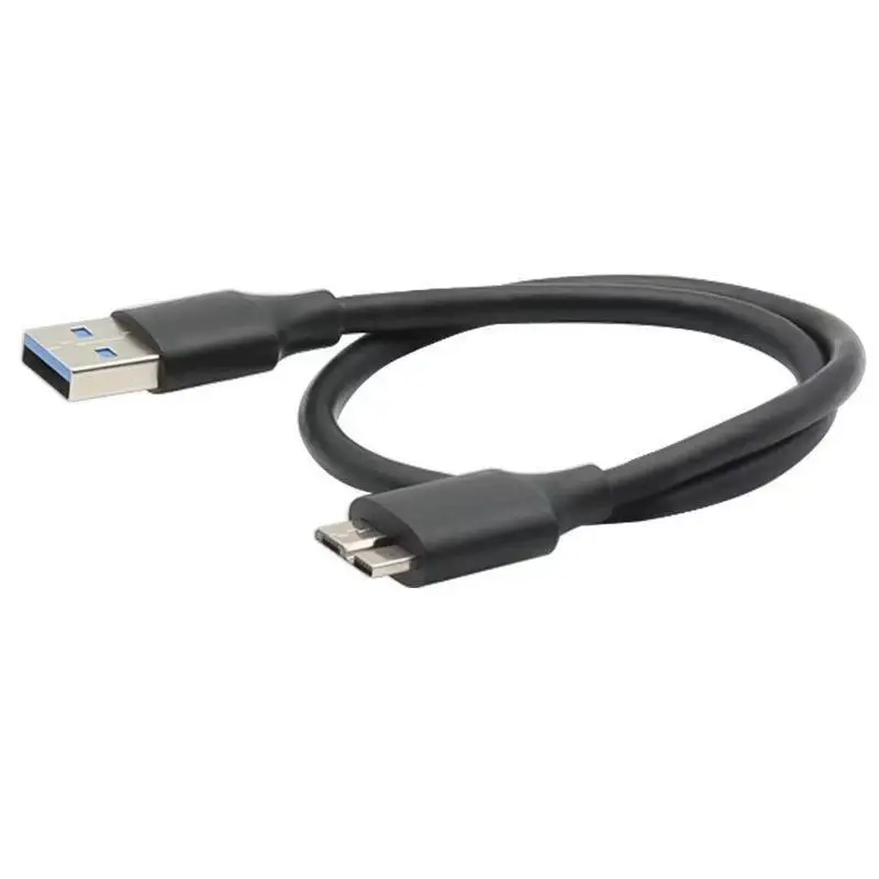 Cable de datos de disco duro portátil USB 3,0 a Micro-B de alta velocidad, cable de conexión de caja de disco duro conectado al ordenador portátil - imagen 2