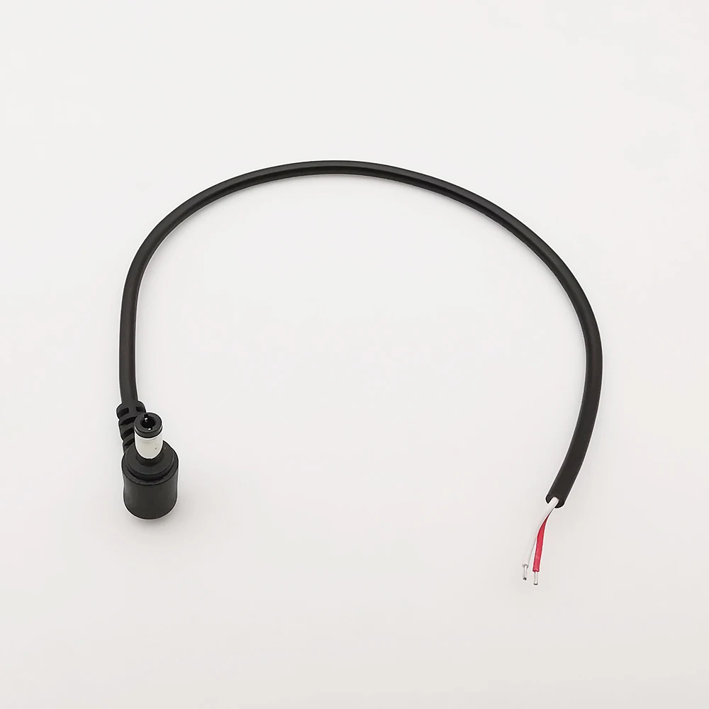 2 uds conector de alimentación macho CC extender ángulo recto Cable de carga de 90 grados 2,5x0,7/3,5x1,35/4,0x1,7/4,8x1,7/5,5x2,1/ 5,5x2,5mm - imagen 3