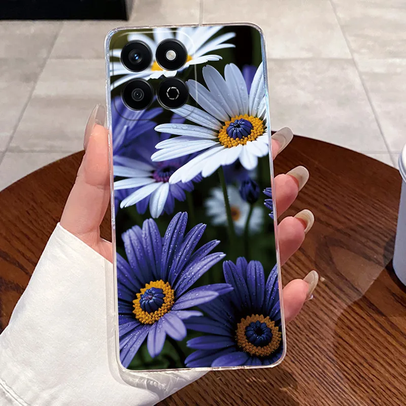 Carcasa para teléfono inteligente Honor X7C 200, funda trasera de silicona suave transparente con patrones de dragón para niños y niñas, carcasa de parachoques - imagen 2