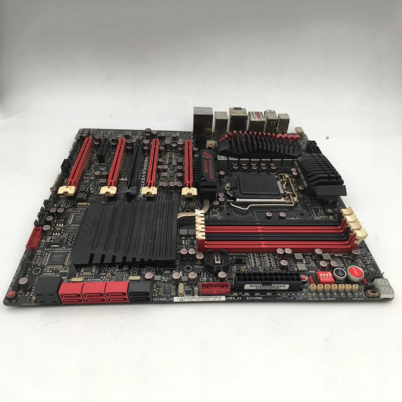 Placa base de estación de trabajo MAXIMUS V EXTREME M5E para ASUS para 4 * DDR3 Z77 antes del envío prueba perfecta - imagen 5