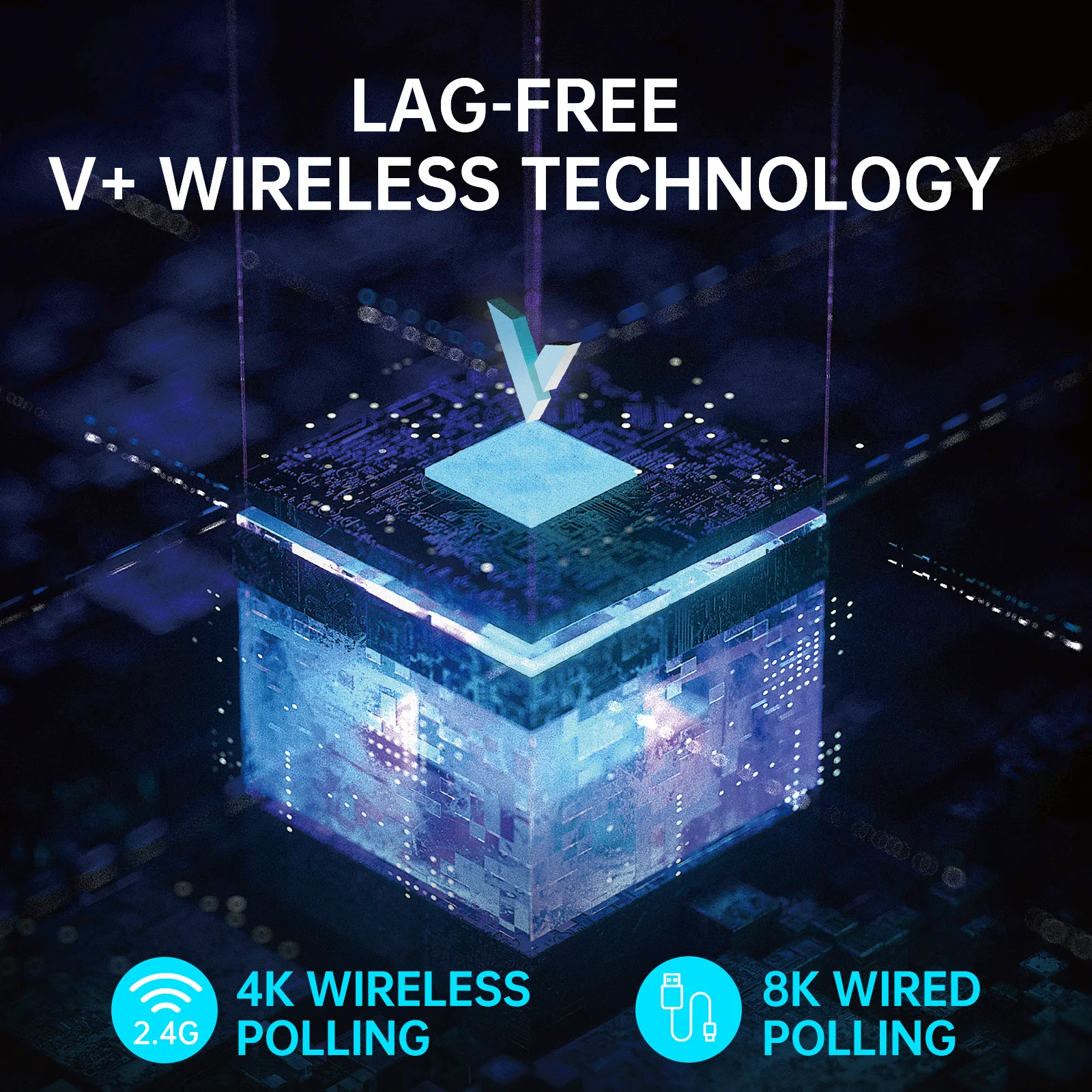 Rapoo VT9PRO/VT9Air 4K ratón inalámbrico para juegos superligero 26000DPI 4KHz tasa de orollización 0,25 ms tiempo de respuesta 180H vida útil de batería PAW3398 - imagen 4