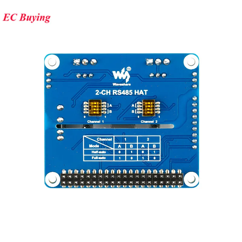 Módulo de placa de expansión aislada de 2 canales RS485 HAT SC16IS752 SP3485 Circuitos de protección multi integrados para Raspberry Pi 4 - imagen 3