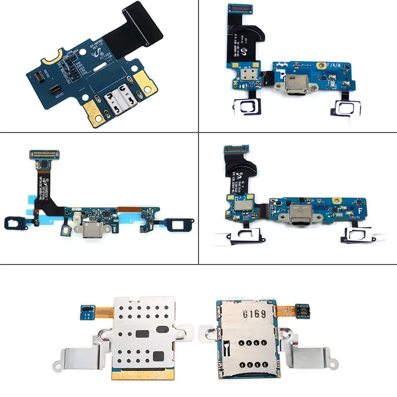 1 Uds puerto de carga USB Cable Flexible para Samsung N5100 N8000 S5mini G800F S5 NEO G903F S7 G930F Cable de cinta de enchufe trasero