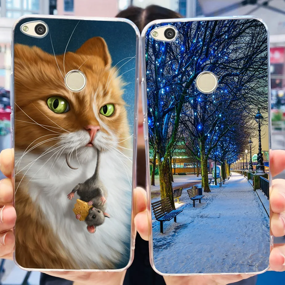 Funda de silicona suave para teléfono Huawei P8 Lite 2017, carcasa con dibujos de flores populares, parachoques, 2017 - imagen 5