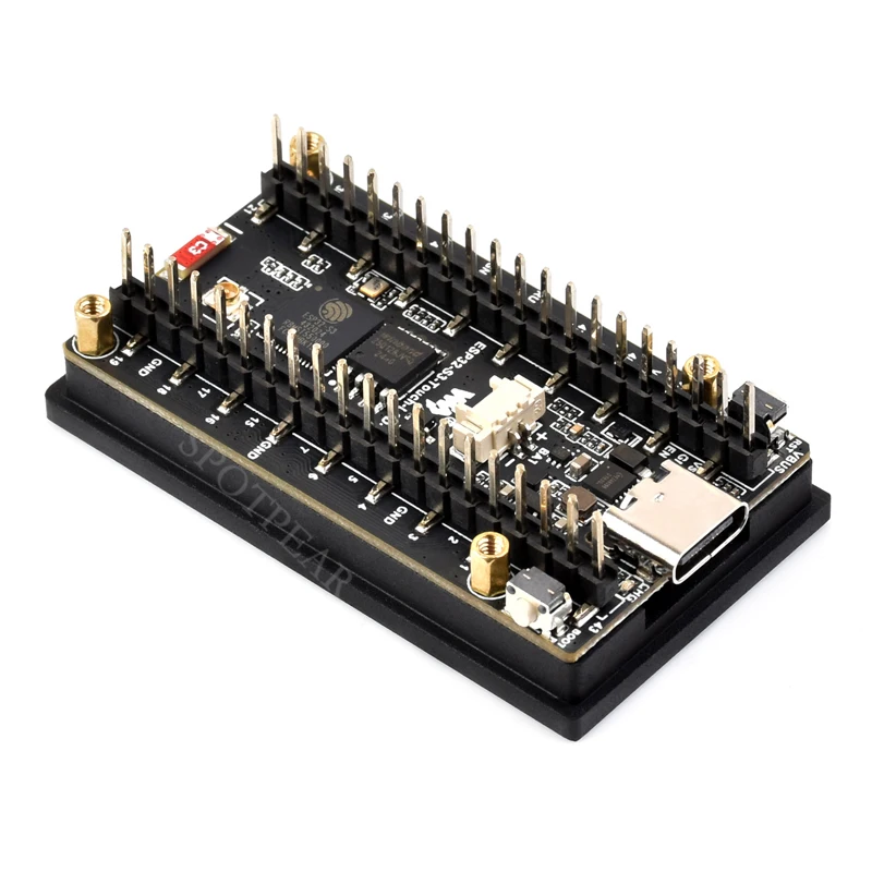 Placa de desarrollo ESP32 S3 N16R8 pantalla LCD de 1,9 pulgadas pantalla táctil de 1,9 pulgadas 170 × 320 puerto SD RGB LED QMI8658 6 ejes ST7789 CST816 - imagen 4