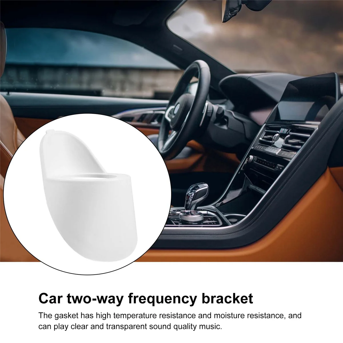 Soporte de Tweeter para coche, Base de Tweeter de 2 piezas, 2,5 pulgadas, Audio, pilar A, frecuencia bidireccional, molde invertido - imagen 4