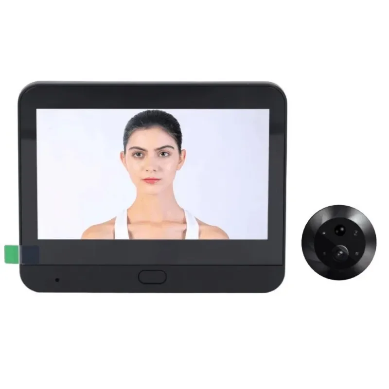 Visor de mirilla de puerta WiFi, pantalla IPS 4,3, timbre de puerta Digital inalámbrico, visión nocturna, detección de movimiento PIR para seguridad del hogar - imagen 5