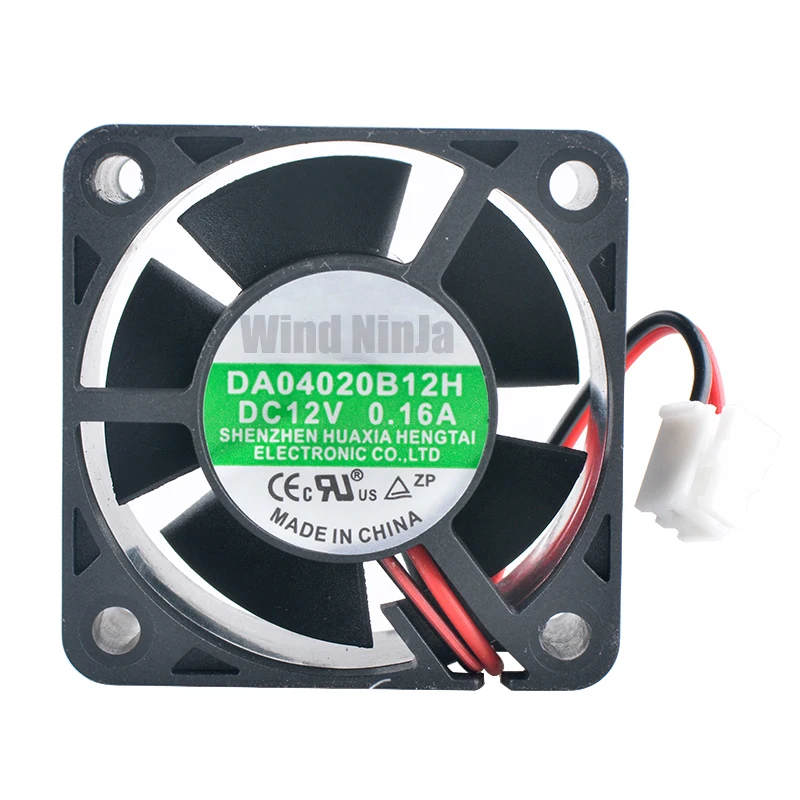 DA04020B12H ventilador Axial de doble rodamiento de bolas 4cm 40mm ventilador de refrigeración DC12V 0.16A 2 pines 10000RPM para fuente de alimentación 1U 40x40x20mm - imagen 4