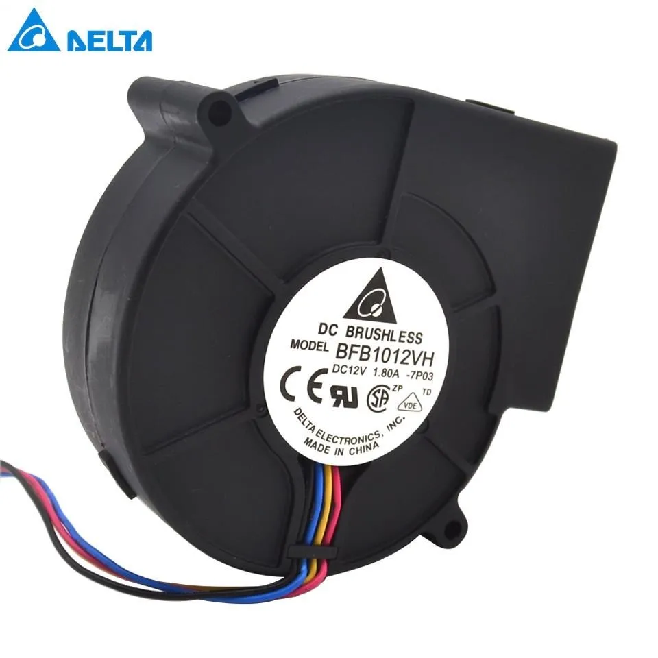 Ventilador de refrigeración Turbo centrífugo, BFB1012VH, 12V, 1,80a, capacidad de viento de 97x97x33MM para Delta, 9733