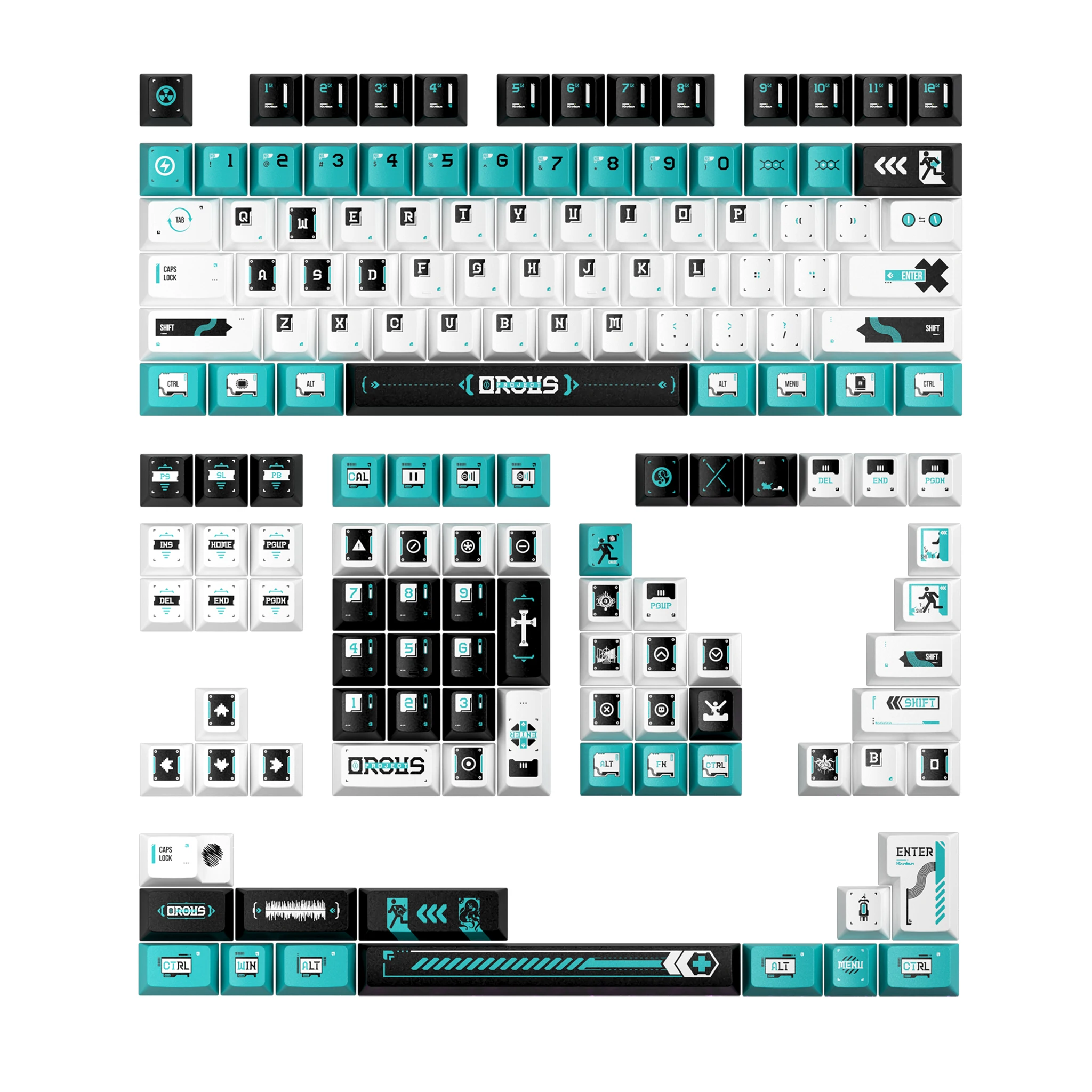 PIIFOX ProjectOrcus Keycap personalizado PBT sublimación térmica cereza perfil Key Cap teclado para juegos KeyCap accesorios para PC - imagen 5