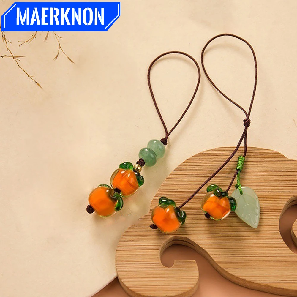 Cordón de teléfono antipérdida, colgante de borla, accesorio multifuncional, bonitos dijes de cuerda corta para teléfono móvil, llavero colgante