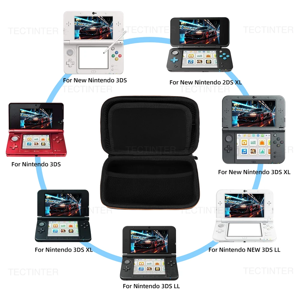 Bolsa de Estuche de transporte para consola de juegos Nintendo DSi, carcasa de almacenamiento para nuevos accesorios 3DSXL/3DSLL 2DS XL/NDSI 3DS 2DS XL/LL - imagen 2