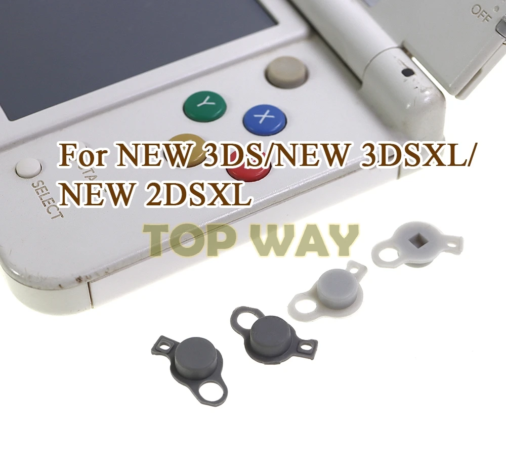 Reemplazo de tapa de Joystick analógico para nuevo 3DS/NEW3DS XL/NEW2DSXL, negro claro, gris C, Original, 2 piezas