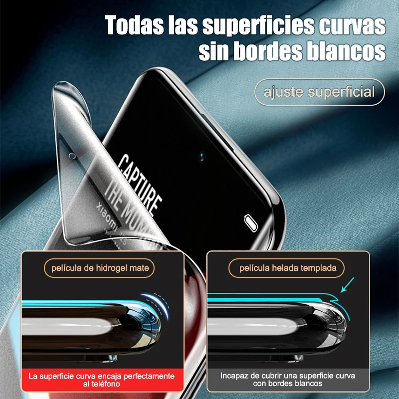 Protector de pantalla mate de cubierta completa para Google Pixel 8, 7, 6 Pro, 7A, 6A, película de hidrogel esmerilada, película suave, pegatina protectora, 4 Uds. - imagen 5