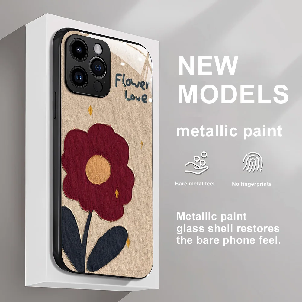 Funda de teléfono de vidrio templado para Samsung A56 5G A55 A54 A17 A16 A36 A15 A14 A34 A52 A53 A13 A12 A22 A24 A25 A23 A32 A33 A51 - imagen 5