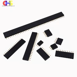 Conector Pines Hembra 2.54mm Una Fila Múltiples Configuraciones