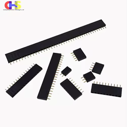Conector Pines Hembra 2.54mm Una Fila Múltiples Configuraciones
