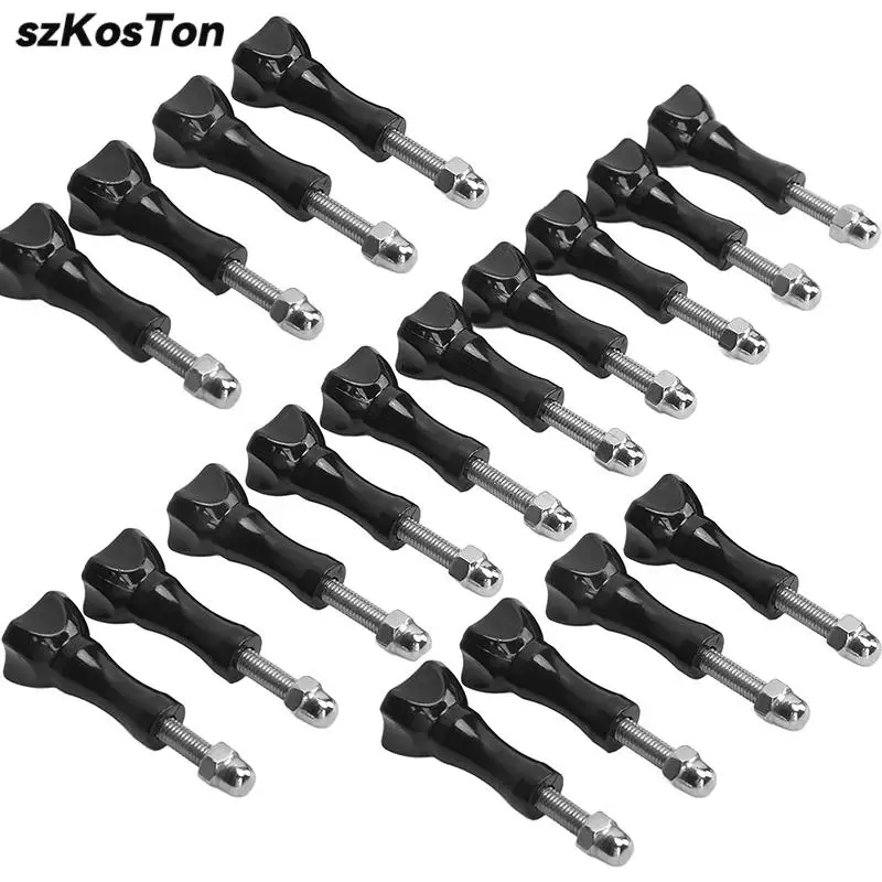 Adaptador de montaje de trípode para GoPro, tornillo de pulgar largo, tuerca de perno, accesorios para GoPro 13, 12, 11, 10, 9, 8, Insta360, X4, X3, DJI, 1/5/10 piezas