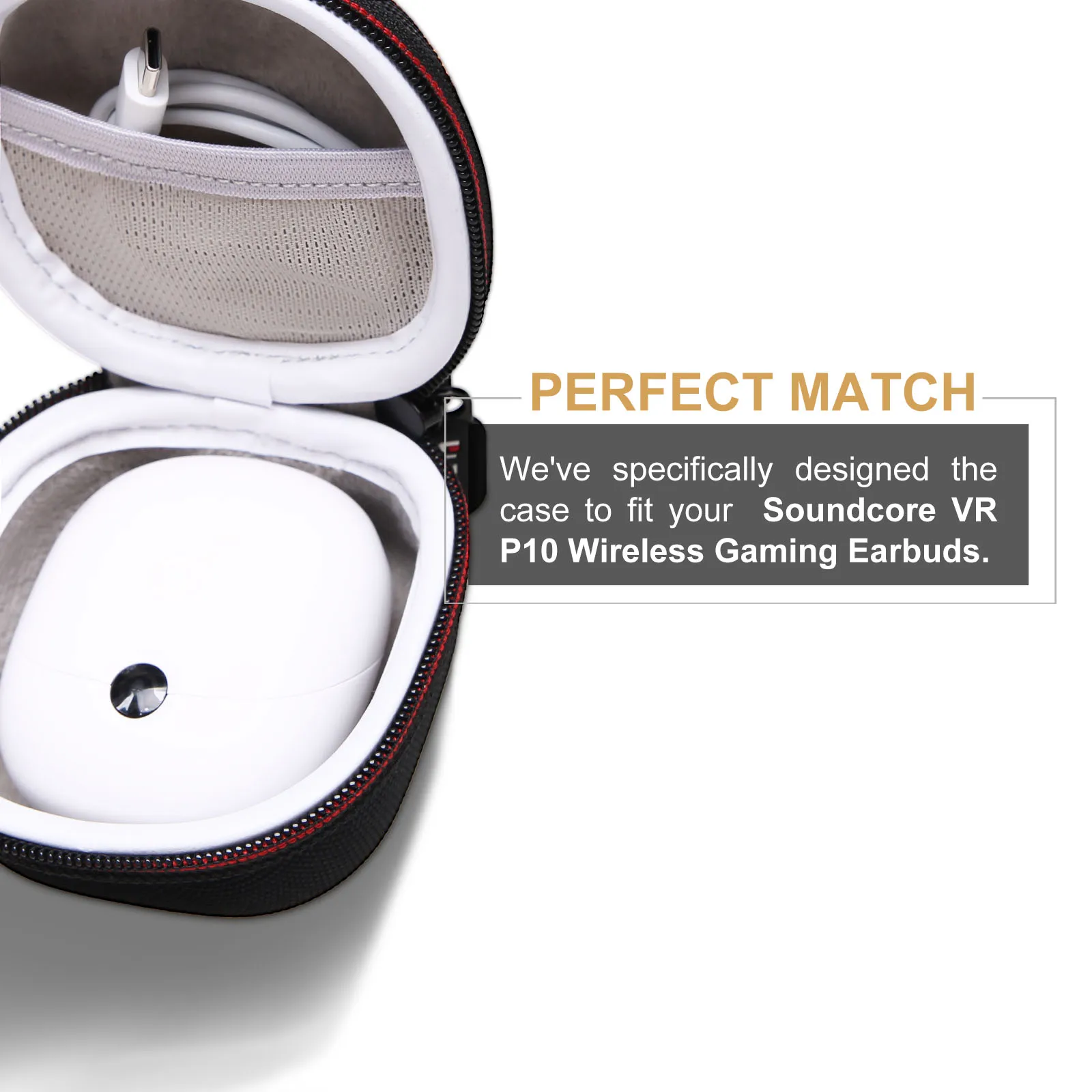 Funda para auriculares soundcore VR P10, almacenamiento de auriculares para juegos, bolsa de transporte, accesorios para auriculares para juegos - imagen 5