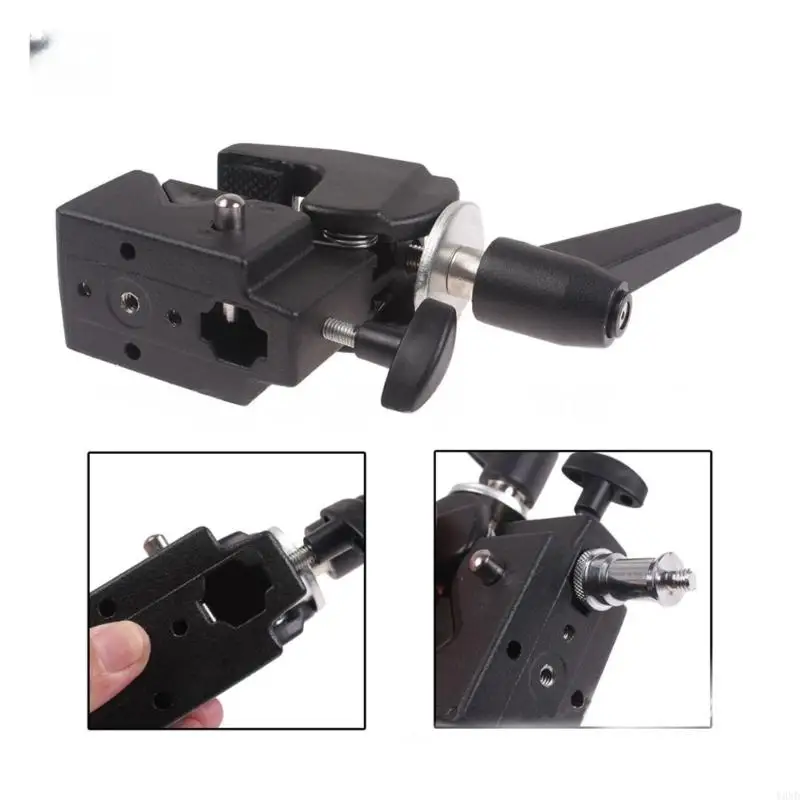 Super abrazadera ergonómica para los trípodes luces seguras fijación en forma U y3nd - imagen 4