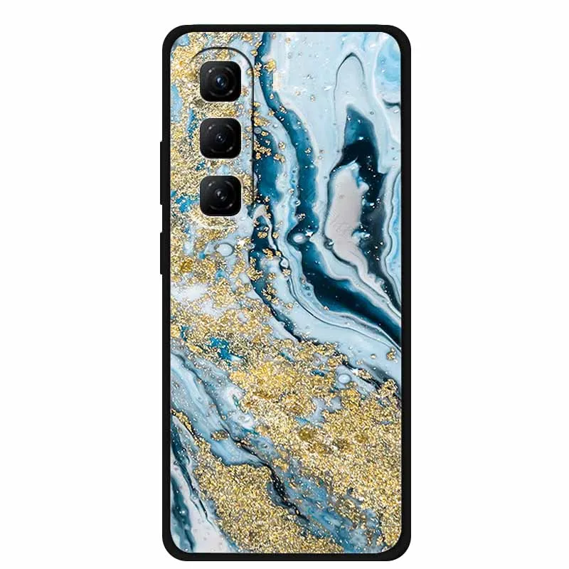 Funda de teléfono de silicona suave para INFINIX HOT 60 Pro, funda trasera de TPU para Infinix Hot60 Pro, funda de parachoques, funda con textura de Color - imagen 4