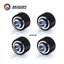 Brida Compresión Tubo 14mm Refrigeración Agua PC Negro/Plata