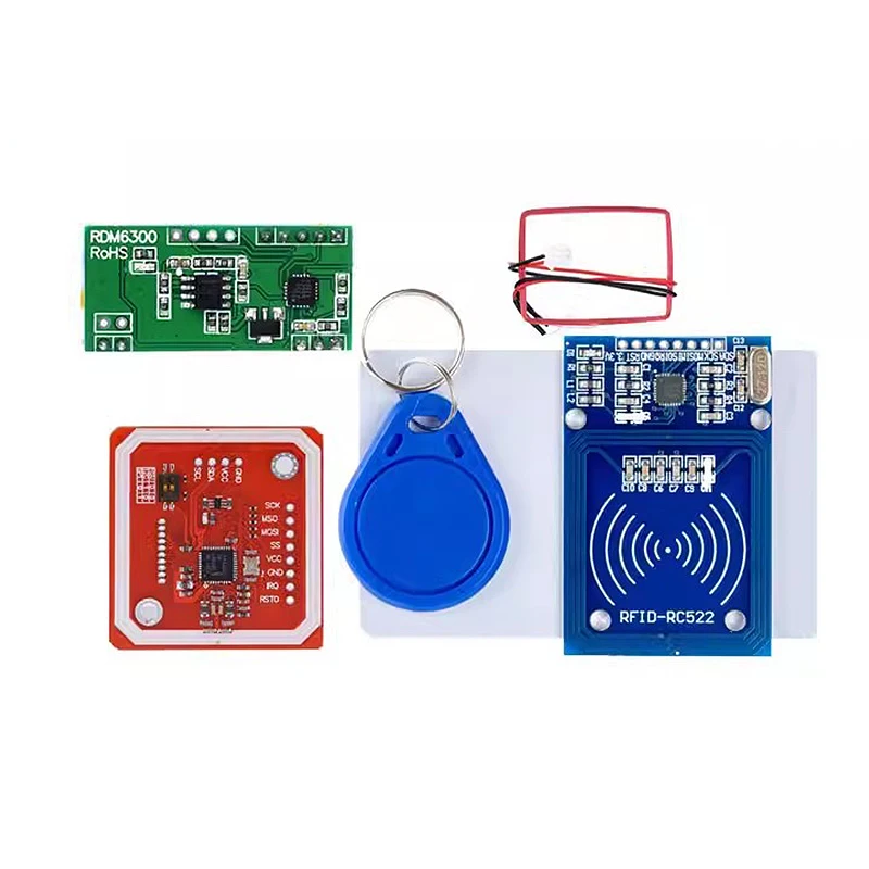 Módulo RFID NFC RC522 MFRC-522 PN532 RDM6300 Kits S50 13,56 Mhz 125Khz 6cm con etiquetas SPI escritura y lectura para arduino uno 2560 - imagen 3
