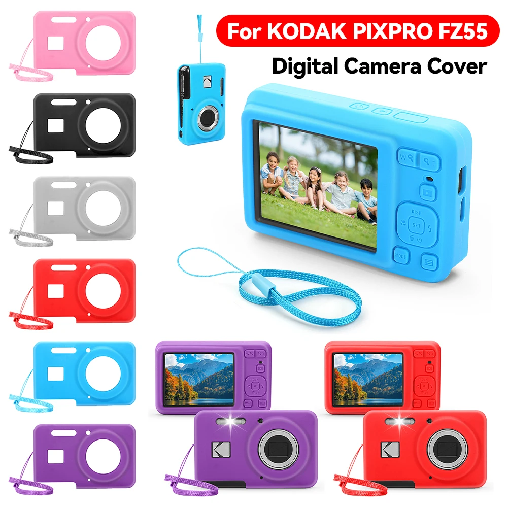 Funda para cámara Digital KODAK PIXPRO FZ55, bolsa para cámara ajustada antiarañazos, funda para el cuerpo de la cámara, funda protectora para cámara de viaje al aire libre
