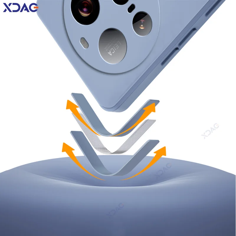 Fundas de teléfono cuadradas originales de silicona líquida para Xiaomi 15 Ultra Xiaomi15Ultra 5G 360, funda protectora trasera suave a prueba de golpes - imagen 3