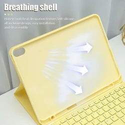 Teclado Magico Bluetooth para iPad Pro 11 con funda Raton Inalambrico
