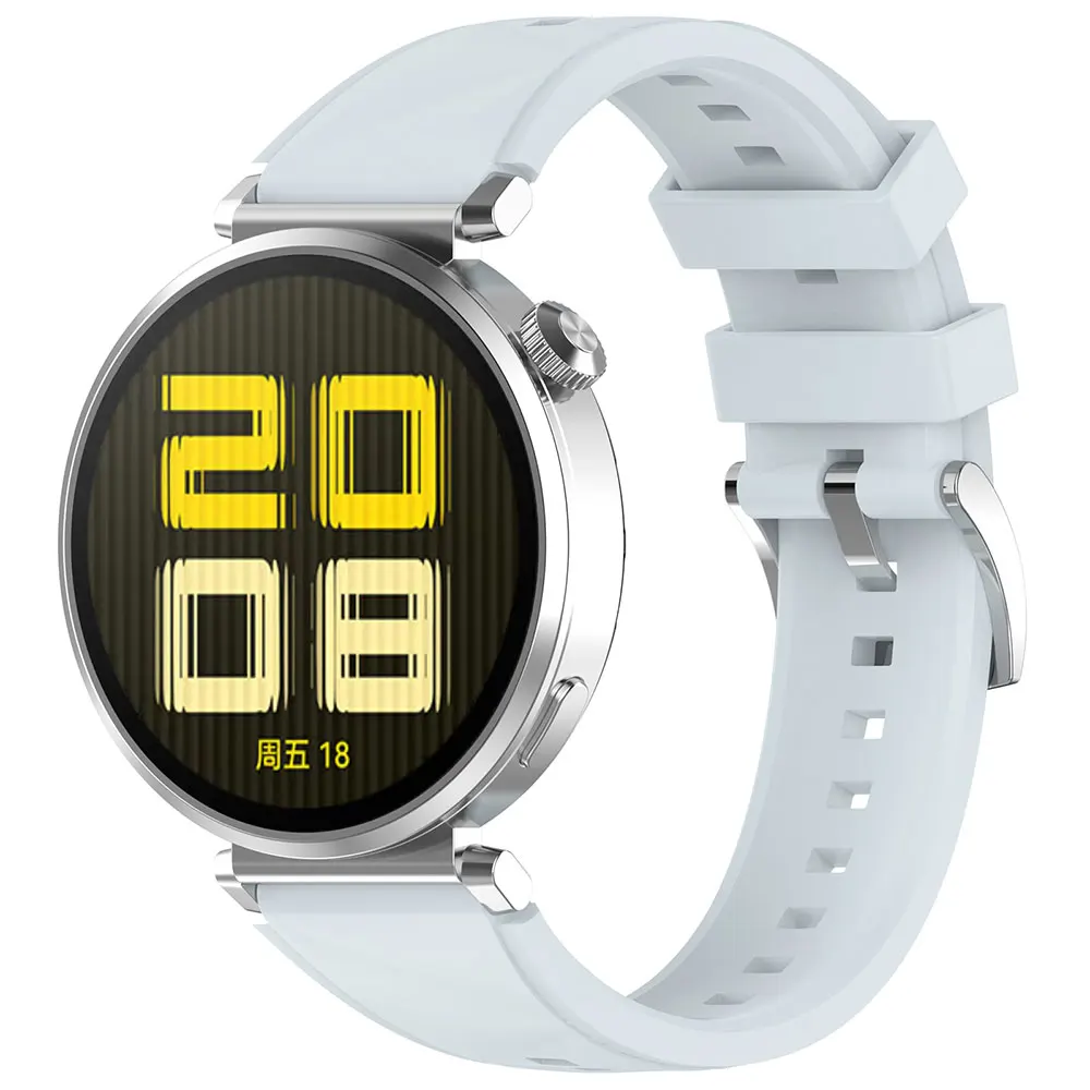 Correa de reloj deportiva de silicona de 18MM para Huawei Watch GT6 GT5 GT4 pulsera de repuesto para reloj inteligente GT 5 Pro pulsera de 42MM - imagen 4