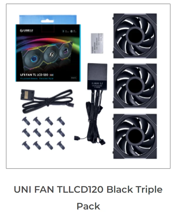 LCD TL120 black 3PCS