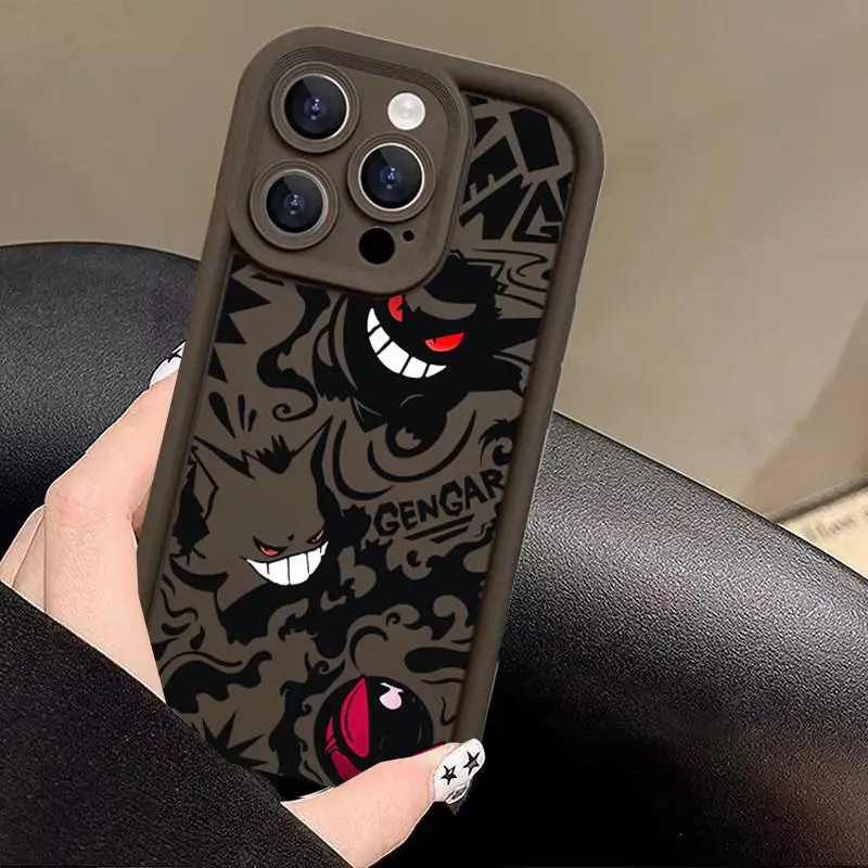 Funda de teléfono para Huawei Honor 90 8X X9 5G Y7A Nova 5i 5T 7 9 Pro SE P50 Y9S Y9 Prime 2019, funda de silicona suave Pokemon Gengar - imagen 5