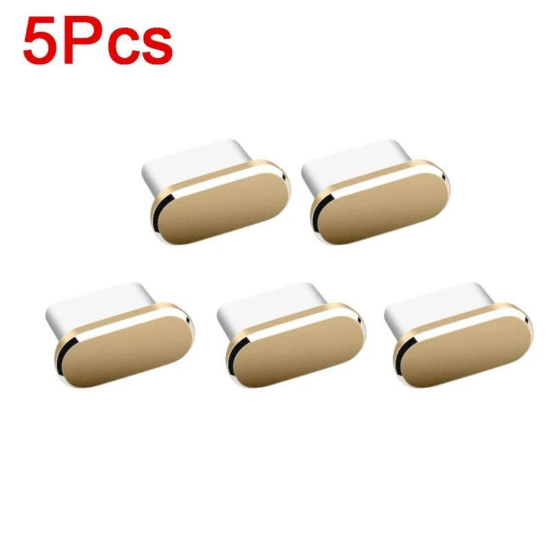 5Pcs Gold