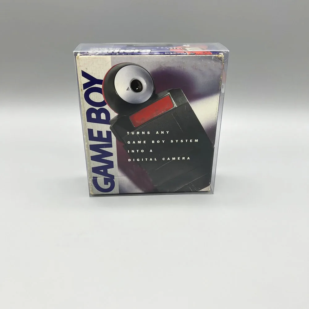 1 caja protectora para cámara gameboy GBC GB, solo estuche de exposición transparente americano, caja de colección - imagen 4