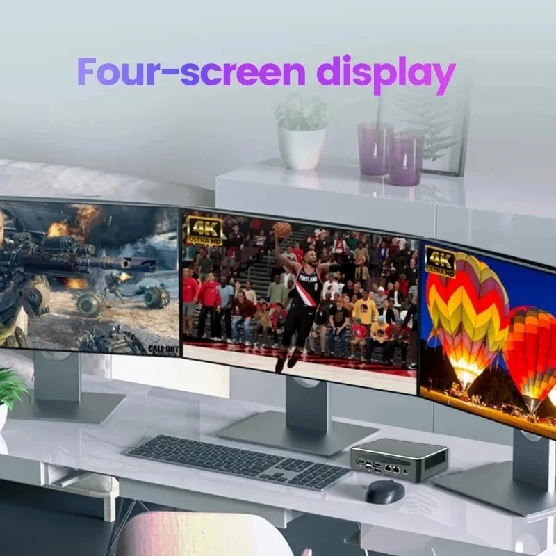 Mini Pc Intel de 13.a generación Core i5 1340P i7 1360P 13700H Nuc 2xLAN i225-V 2,5G Win11 2 * DDR4 4x4K pantalla Wifi6 Thunderbolt 4 - imagen 3